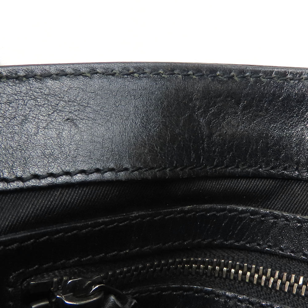 GUCCI Shoulder Bag 109097 GG canvas, leather black Women Used Authentic