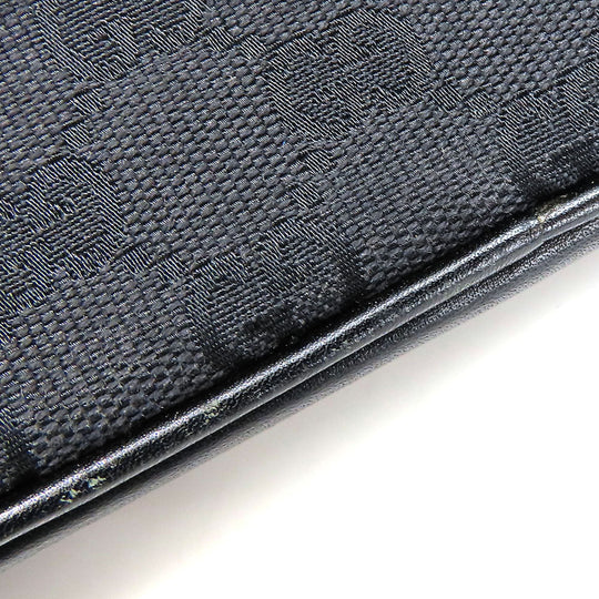 GUCCI Shoulder Bag 109097 GG canvas, leather black Women Used Authentic