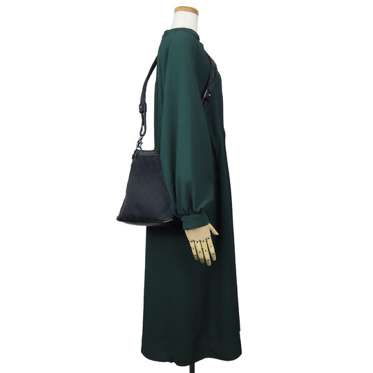 GUCCI Shoulder Bag 109097 GG canvas, leather black Women Used Authentic