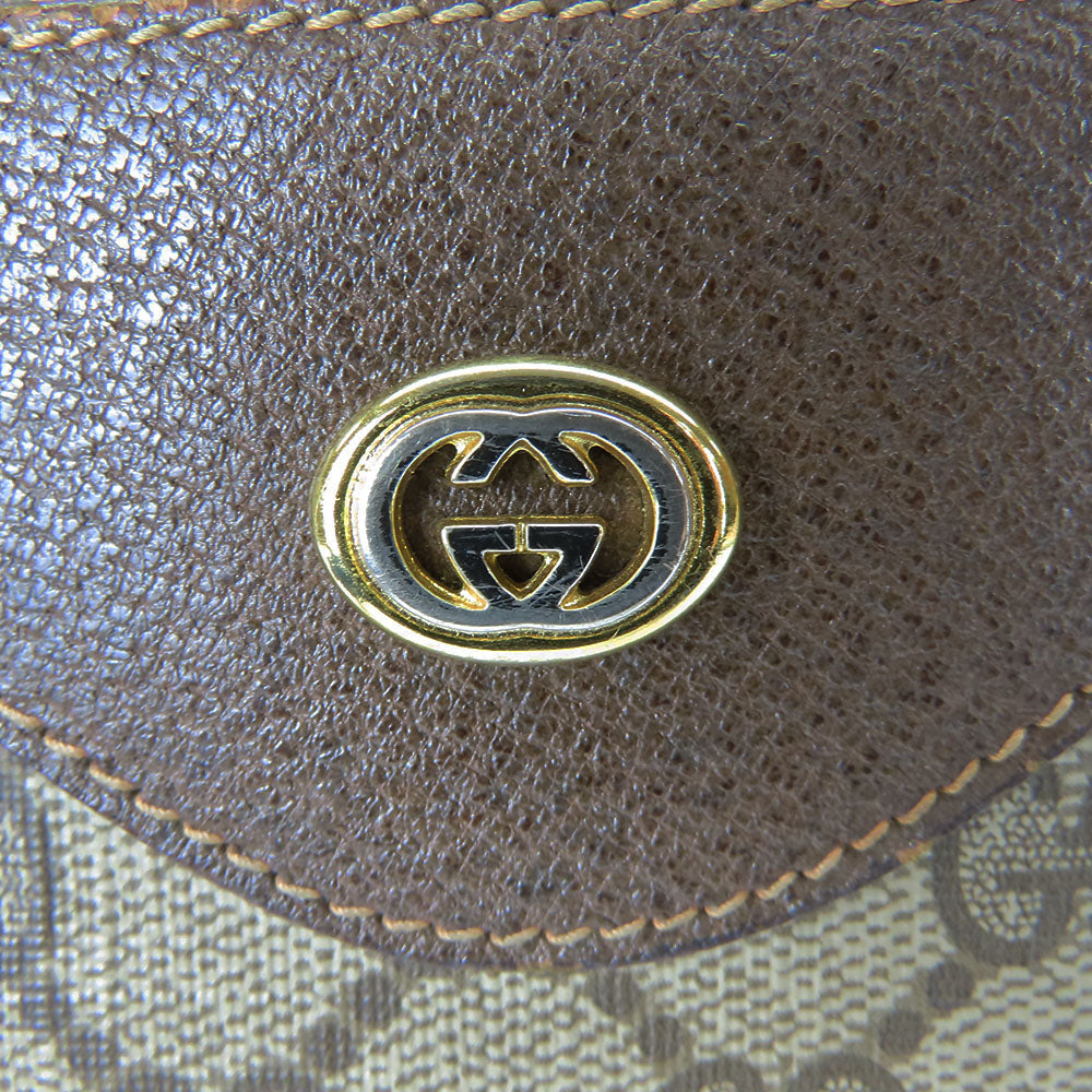 GUCCI Tote Bag 89.02.003 GG Supreme Canvas beige Sherry line unisex(Unisex) Used Authentic