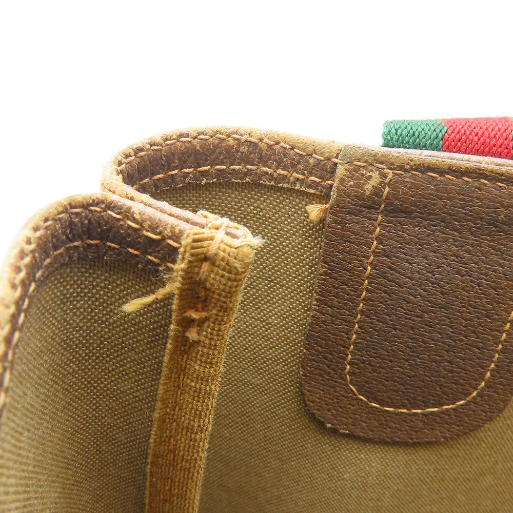 GUCCI Tote Bag 89.02.003 GG Supreme Canvas beige Sherry line unisex(Unisex) Used Authentic