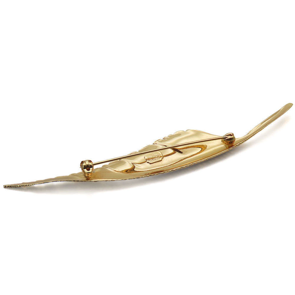 Christian Dior Brooch metal gold Women Used Authentic