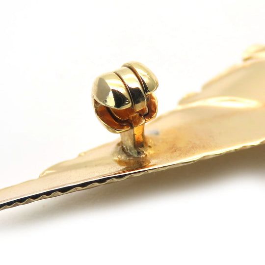 Christian Dior Brooch metal gold Women Used Authentic