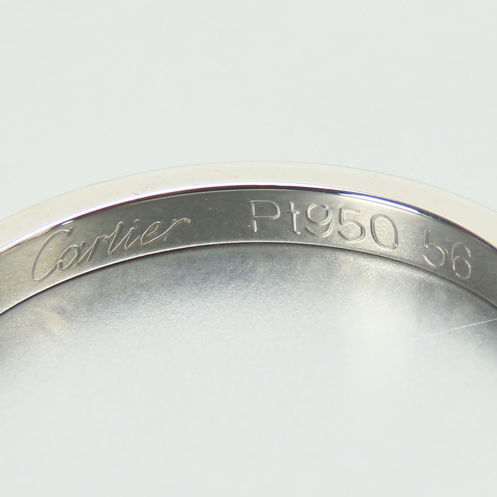 CARTIER Ring Pt950Platinum Platinum Classic mens 56 Used Authentic