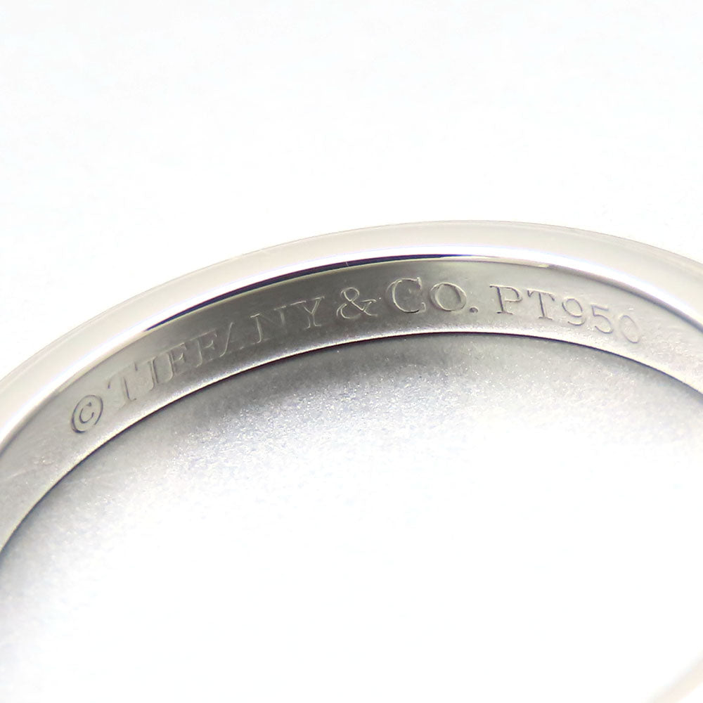 TIFFANY&Co. Ring Pt950Platinum Platinum Milgrain Women Used Authentic