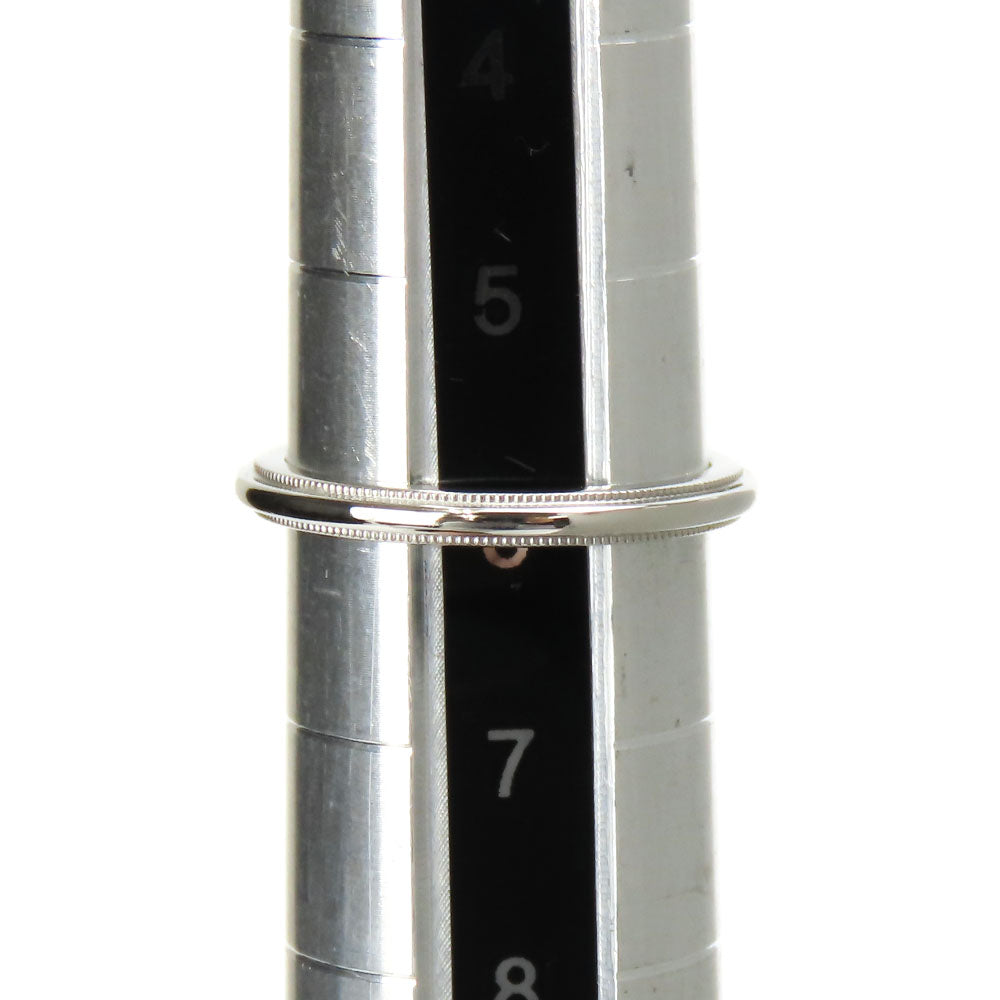 TIFFANY&Co. Ring Pt950Platinum Platinum Milgrain Women Used Authentic