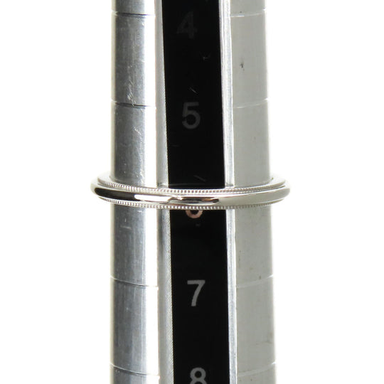 TIFFANY&Co. Ring Pt950Platinum Platinum Milgrain Women Used Authentic