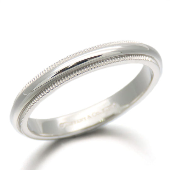 TIFFANY&Co. Ring Pt950Platinum Platinum Milgrain mens Used Authentic