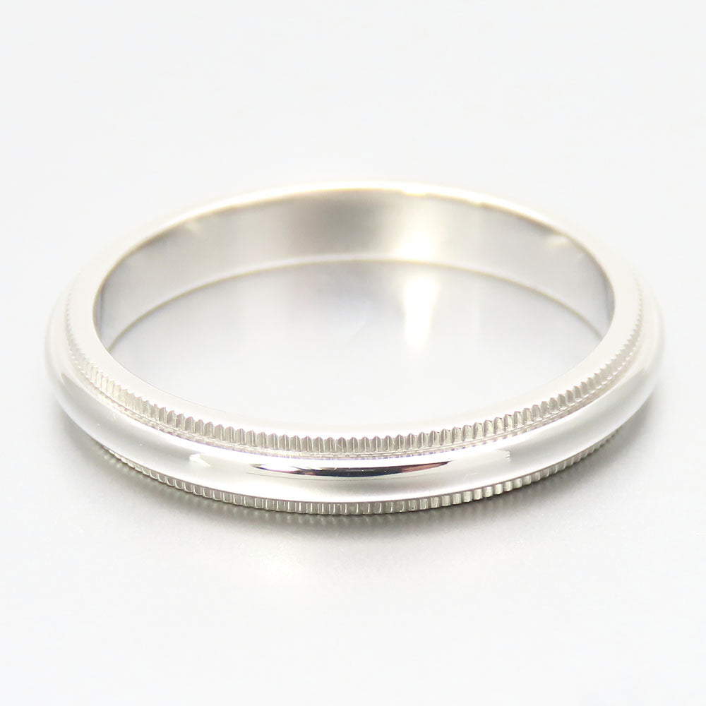 TIFFANY&Co. Ring Pt950Platinum Platinum Milgrain mens Used Authentic