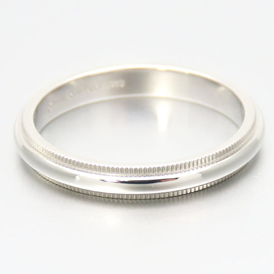 TIFFANY&Co. Ring Pt950Platinum Platinum Milgrain mens Used Authentic