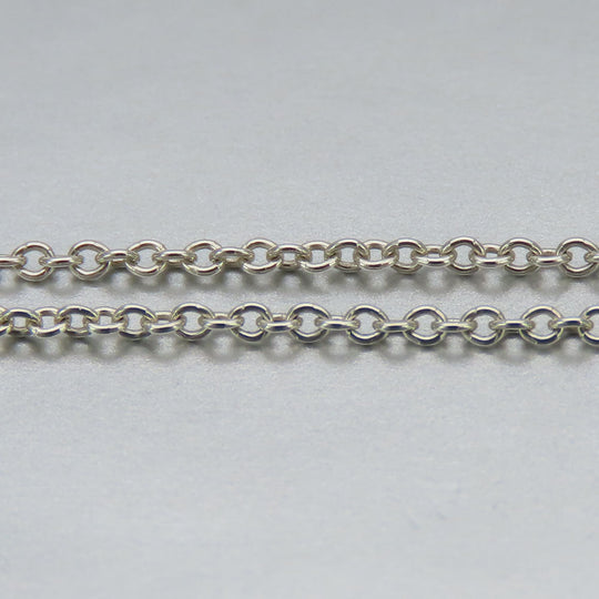 TIFFANY&Co. Necklace Silver925 Silver Double heart Return to Women Used Authentic