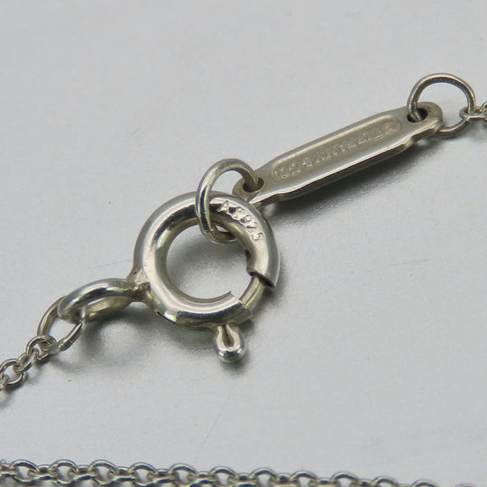 TIFFANY&Co. Necklace Silver925 Silver Double heart Return to Women Used Authentic