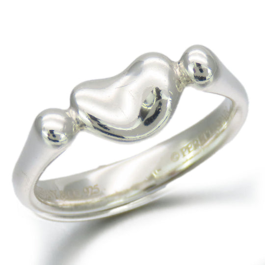TIFFANY&Co. Ring Silver925 Silver Bean Women Used Authentic