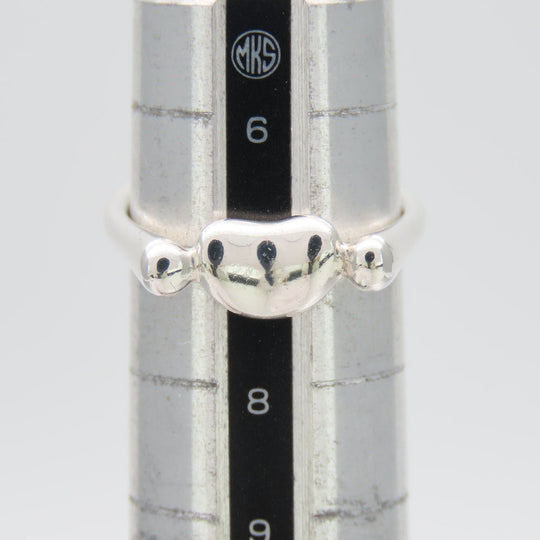 TIFFANY&Co. Ring Silver925 Silver Bean Women Used Authentic