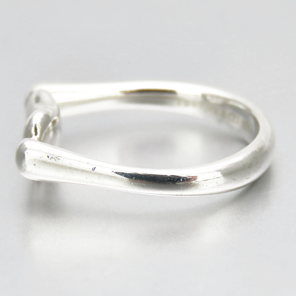 TIFFANY&Co. Ring Silver925 Silver Bean Women Used Authentic