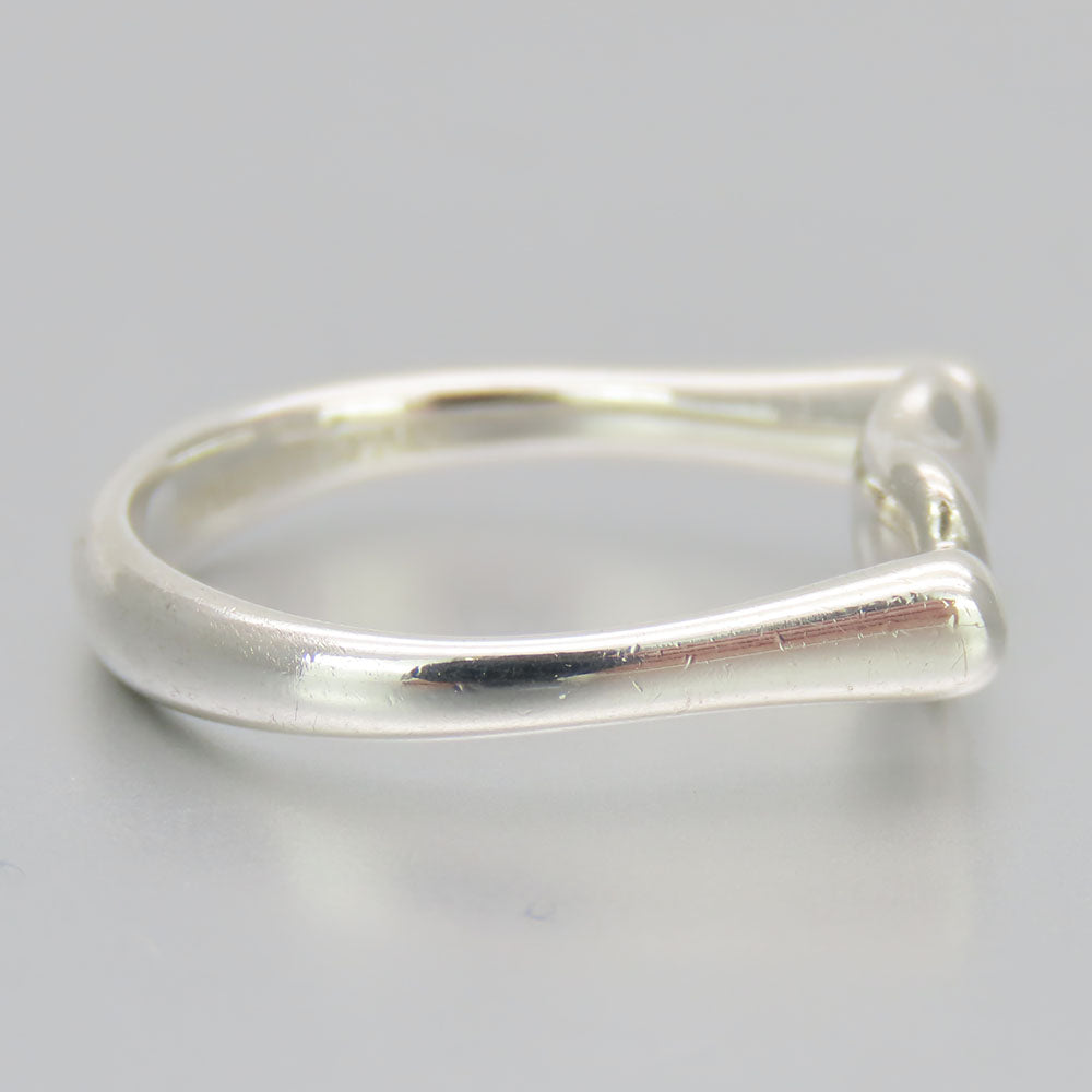 TIFFANY&Co. Ring Silver925 Silver Bean Women Used Authentic
