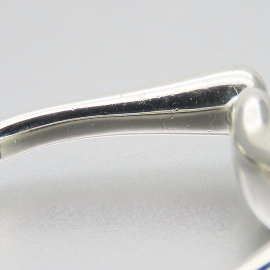 TIFFANY&Co. Ring Silver925 Silver Bean Women Used Authentic