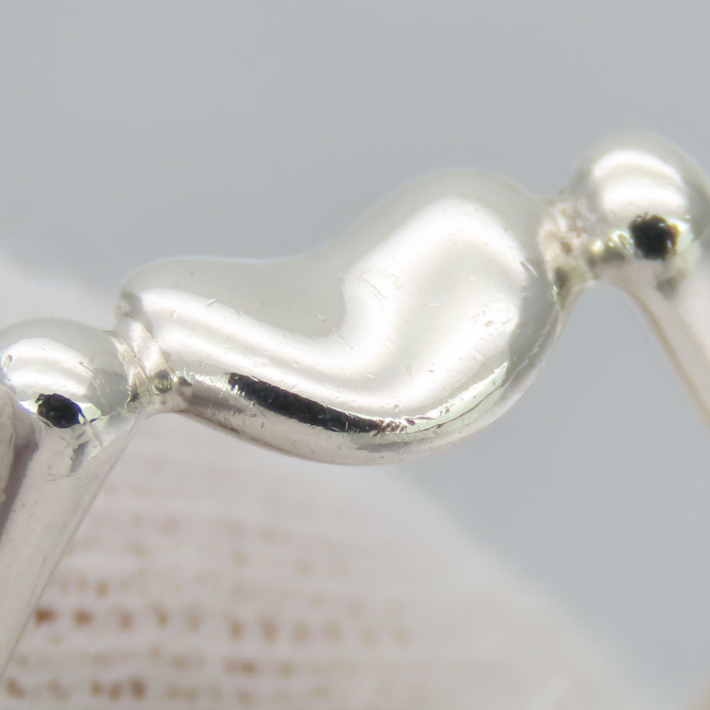 TIFFANY&Co. Ring Silver925 Silver Bean Women Used Authentic
