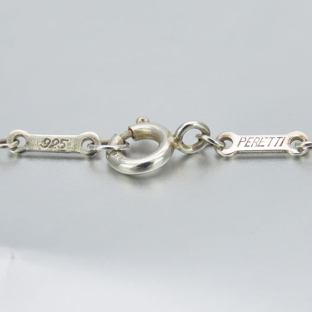 TIFFANY&Co. Necklace Silver925 Silver Curved heart Women Used Authentic