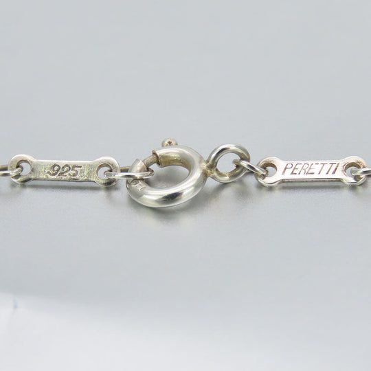 TIFFANY&Co. Necklace Silver925 Silver Curved heart Women Used Authentic