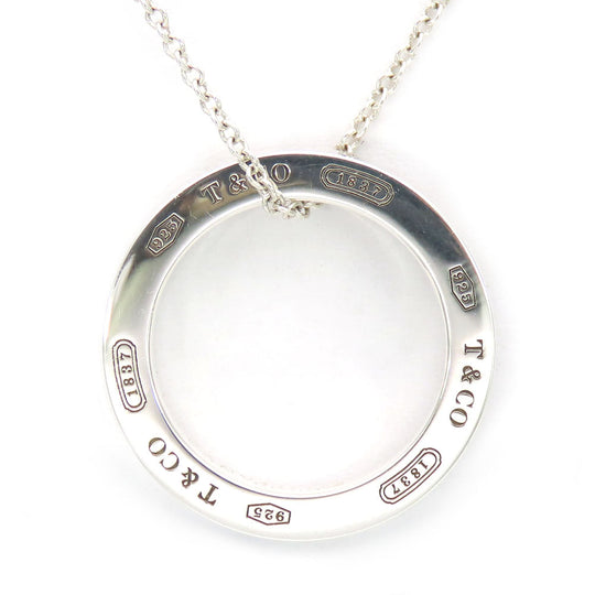 TIFFANY&Co. Necklace Silver925 Silver 1837 Circle Women Used Authentic
