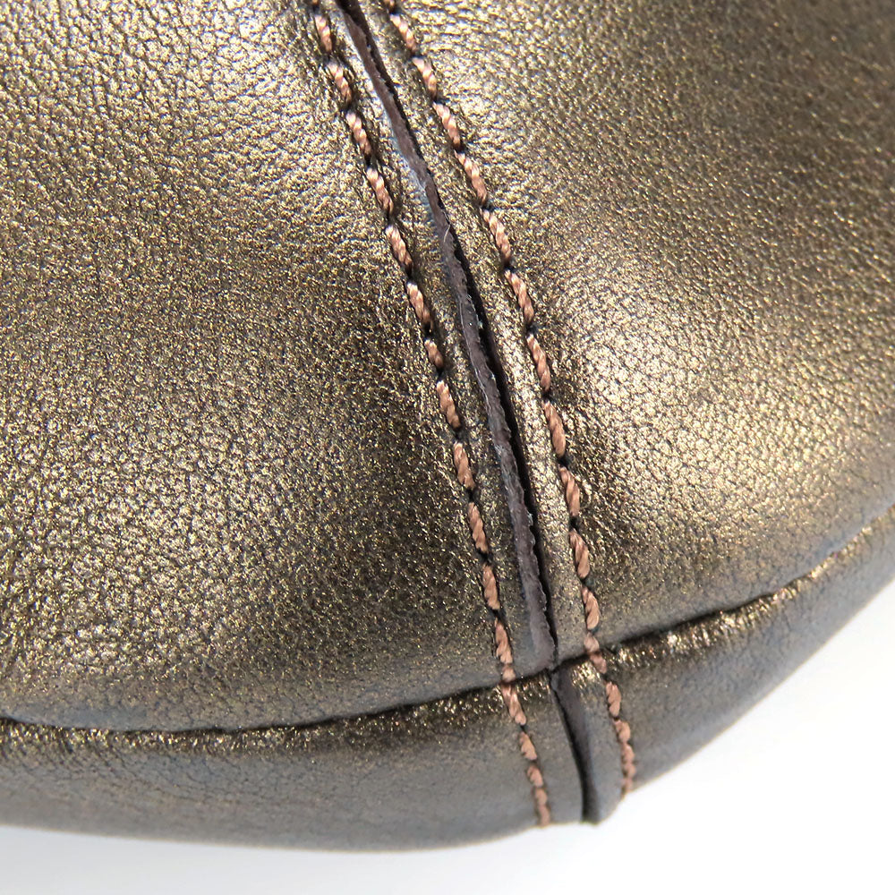 COACH Shoulder Bag F19730 Canvas, Leather Brown Women Used Authentic