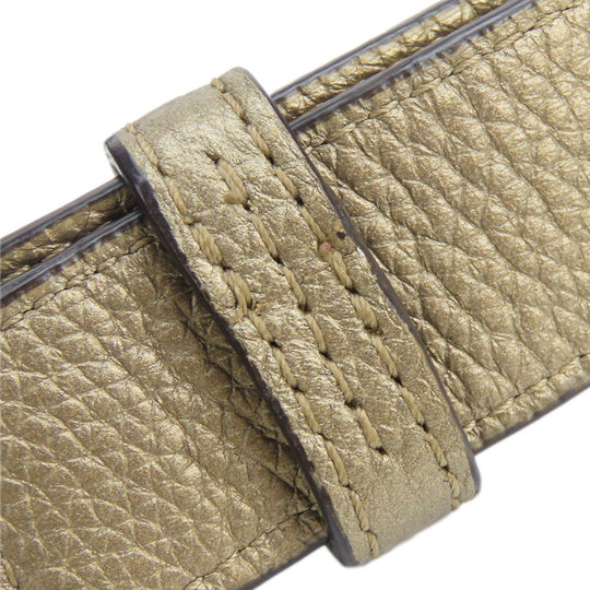 COACH Shoulder Bag F16514 leather gold Women Used Authentic