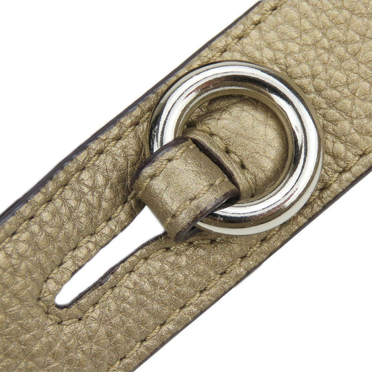 COACH Shoulder Bag F16514 leather gold Women Used Authentic