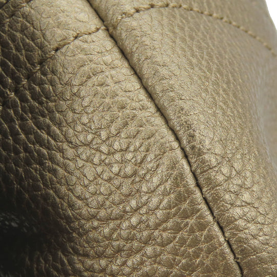 COACH Shoulder Bag F16514 leather gold Women Used Authentic