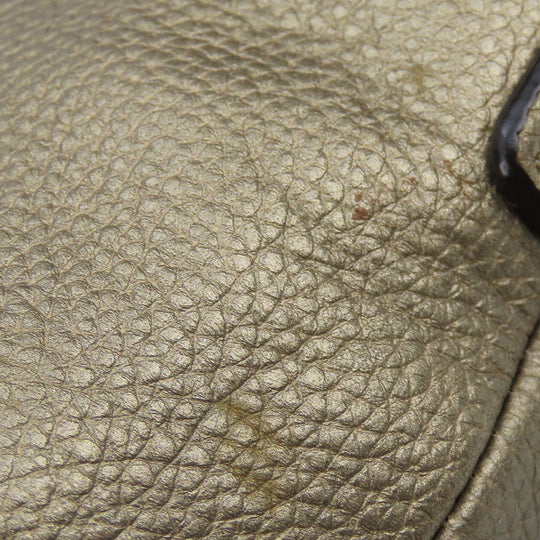 COACH Shoulder Bag F16514 leather gold Women Used Authentic