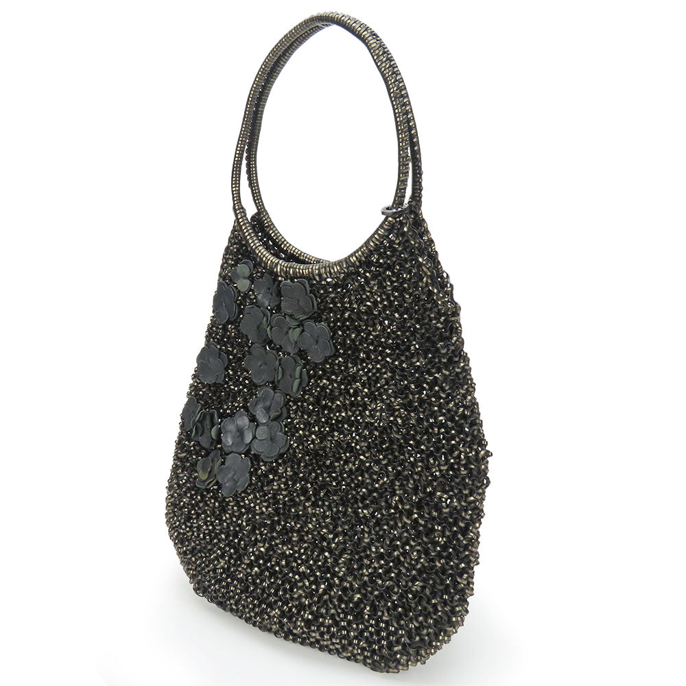 ANTEPRIMA Handbag PVC black Wire bag Women Used Authentic