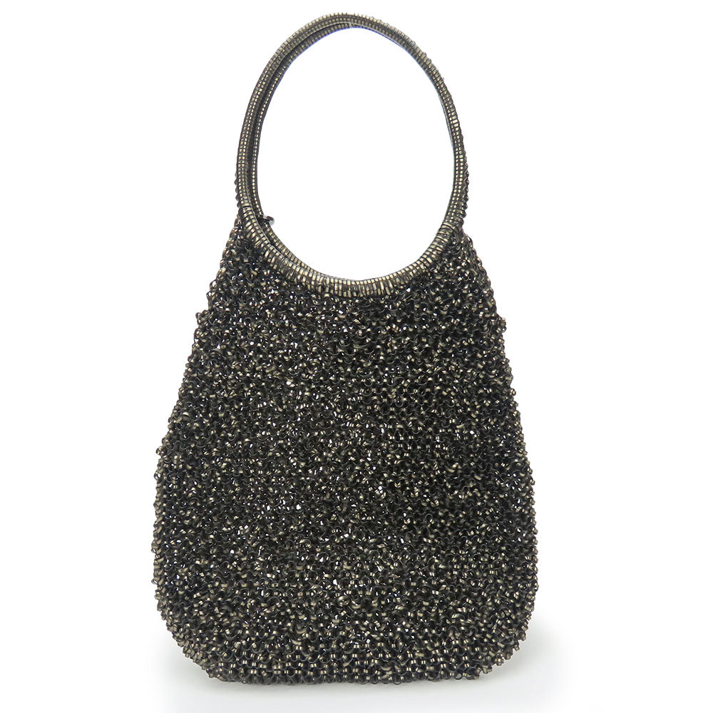 ANTEPRIMA Handbag PVC black Wire bag Women Used Authentic