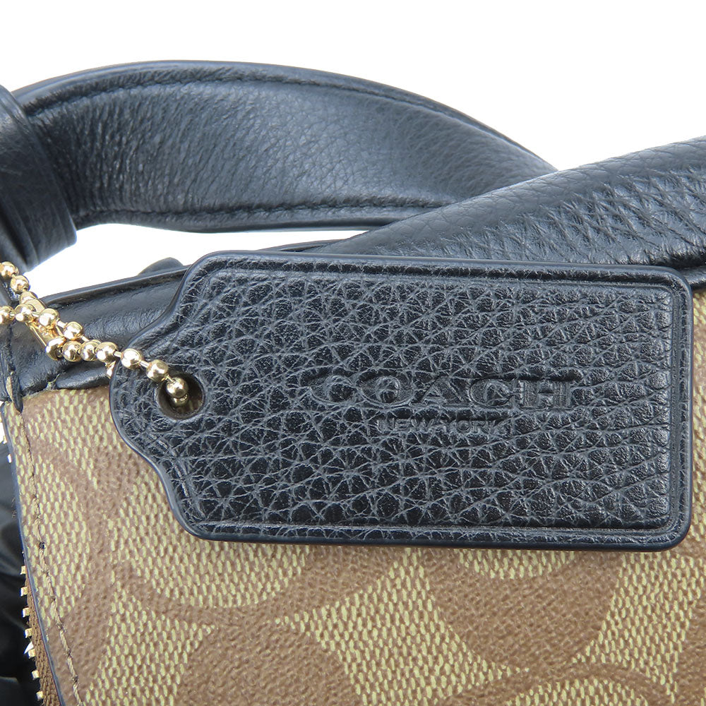 COACH Shoulder Bag C1649 Leather, PVC black Women Used Authentic