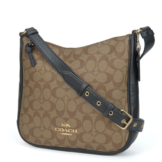 COACH Shoulder Bag C1649 Leather, PVC black Women Used Authentic