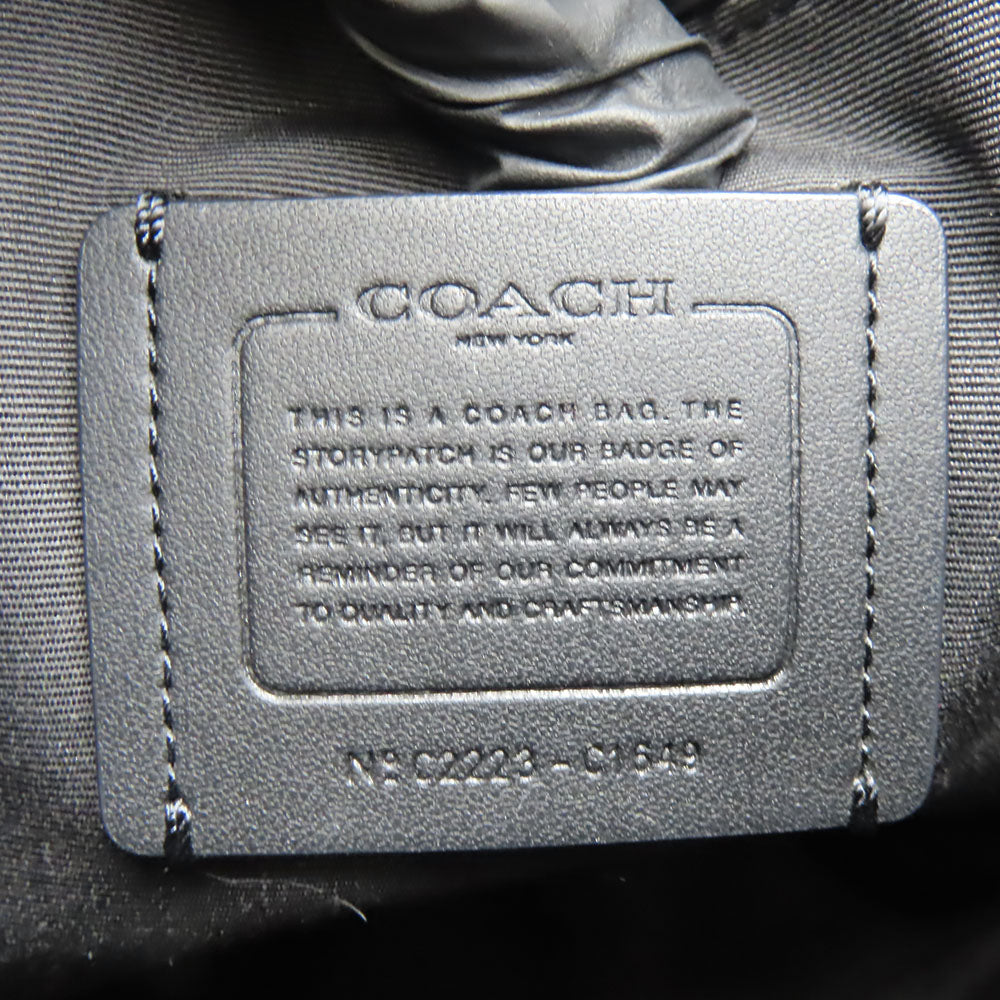 COACH Shoulder Bag C1649 Leather, PVC black Women Used Authentic