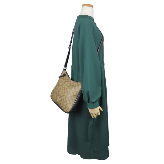 COACH Shoulder Bag C1649 Leather, PVC black Women Used Authentic