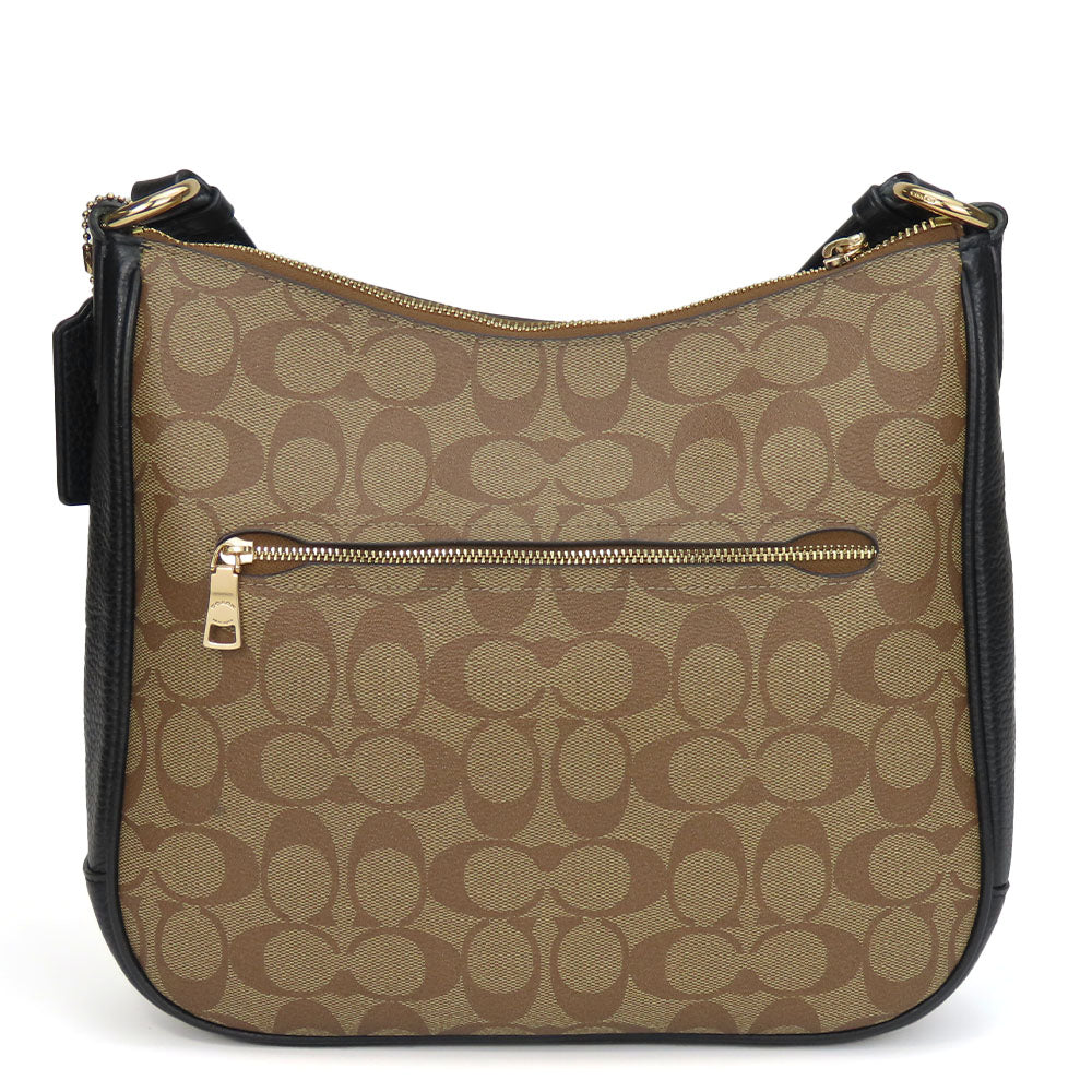 COACH Shoulder Bag C1649 Leather, PVC black Women Used Authentic