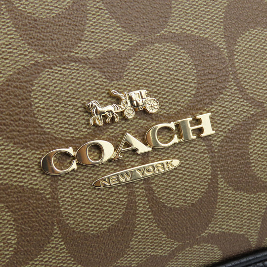 COACH Shoulder Bag C1649 Leather, PVC black Women Used Authentic