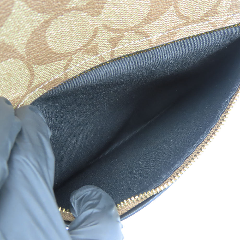 COACH Shoulder Bag C1649 Leather, PVC black Women Used Authentic