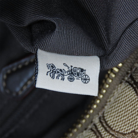 COACH Tote Bag F58282 Canvas, Leather beige Women Used Authentic