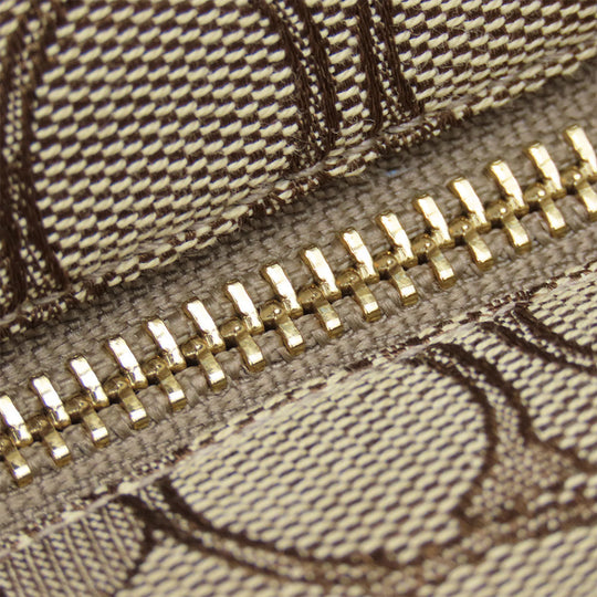 COACH Tote Bag F58282 Canvas, Leather beige Women Used Authentic