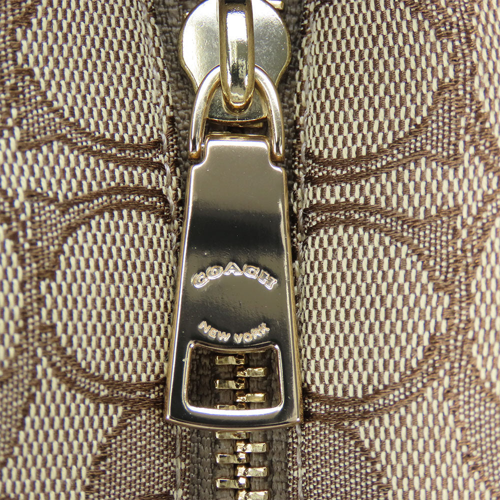 COACH Tote Bag F58282 Canvas, Leather beige Women Used Authentic