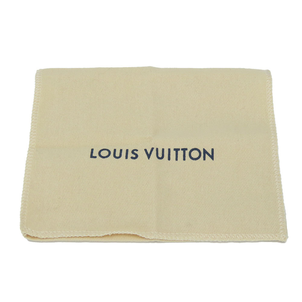 LOUIS VUITTON Shoulder strap leather Brown Women Used Authentic