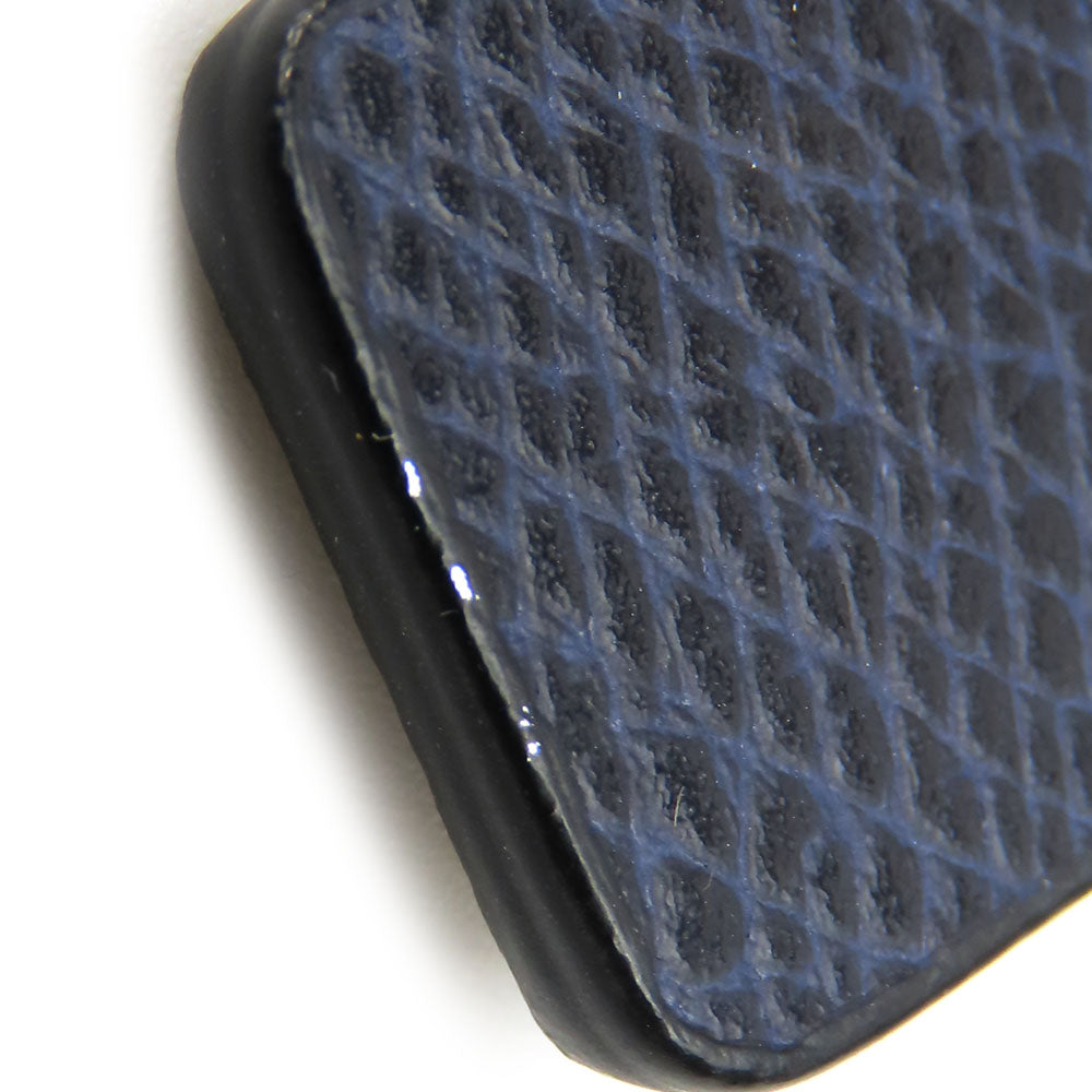 COACH Shoulder Bag F53140 leather Navy Studs Women Used Authentic