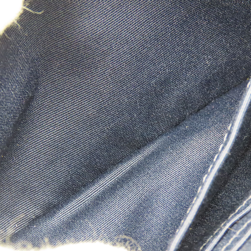 COACH Shoulder Bag F53140 leather Navy Studs Women Used Authentic