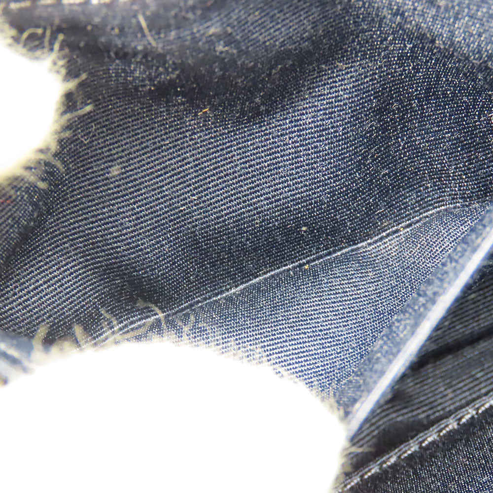 COACH Shoulder Bag F53140 leather Navy Studs Women Used Authentic