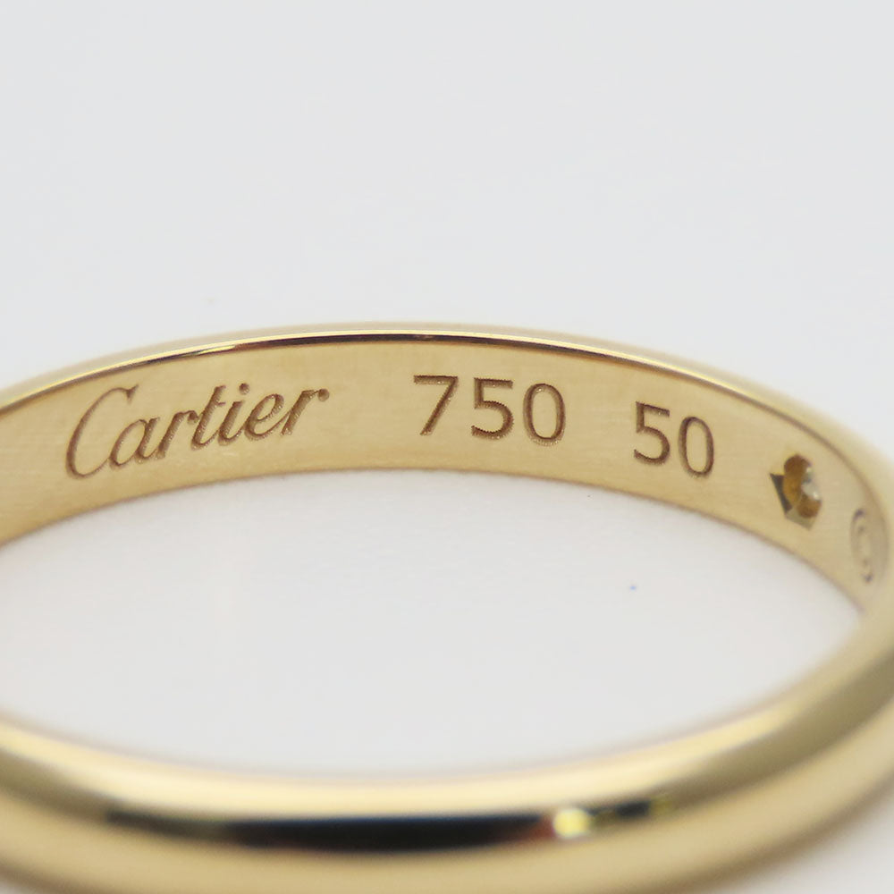 CARTIER Ring K18 yellow gold Yellow Gold Wedding band 50