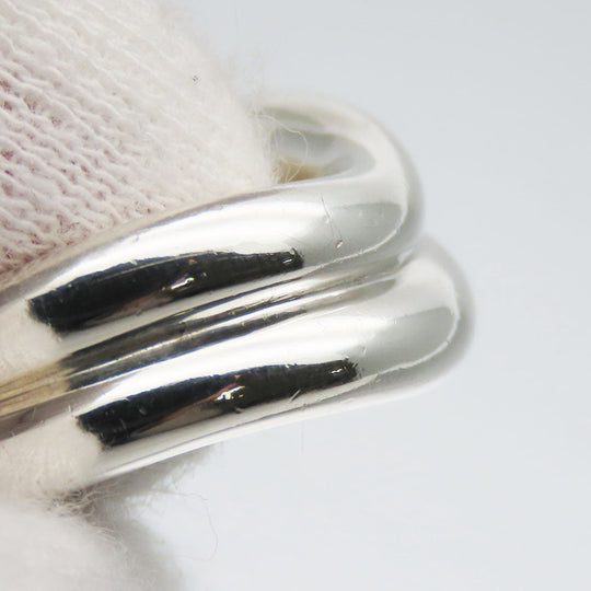 TIFFANY&Co. Ring Silver925 Silver El Saperetti Double Curved Wave Women Used Authentic