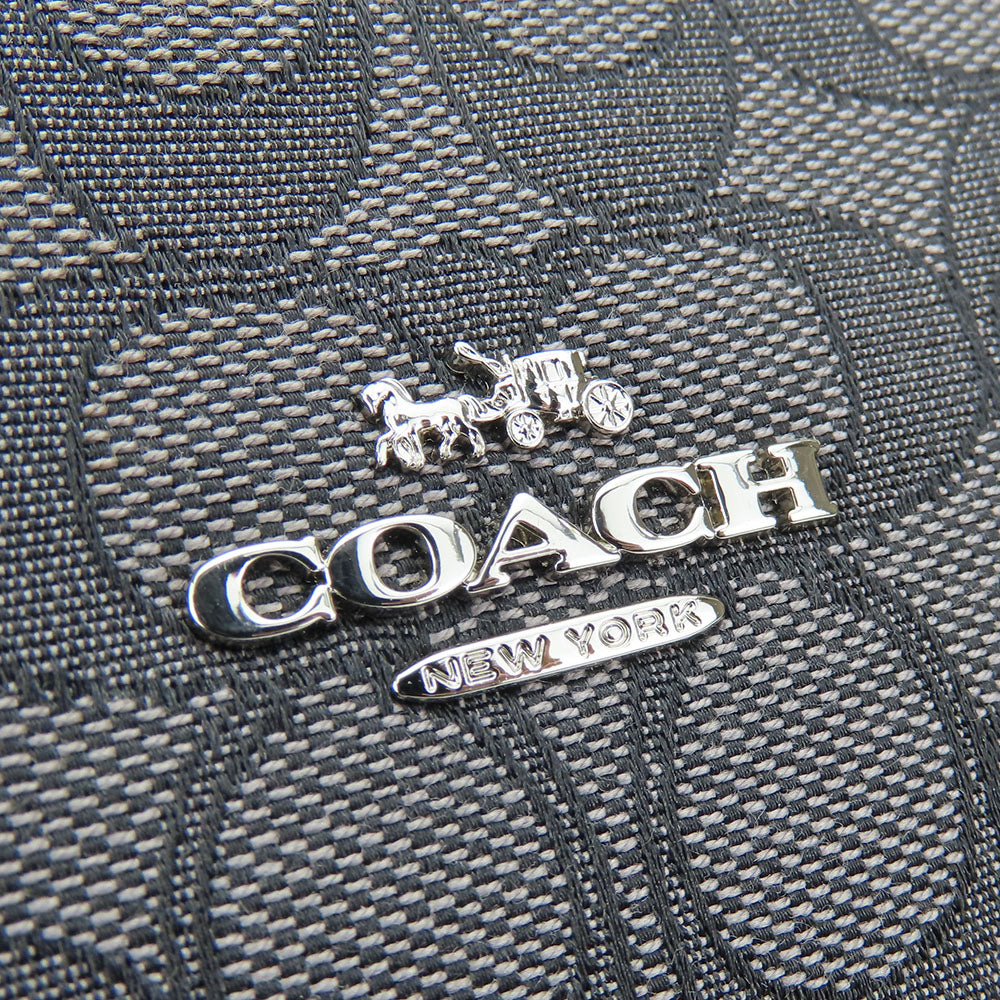 COACH Tote Bag F29958 Canvas, Leather black Women Used Authentic