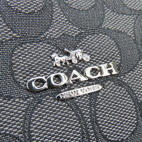 COACH Tote Bag F29958 Canvas, Leather black Women Used Authentic